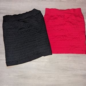 Mini skirts Set of two
